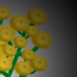 センリの掛け軸：蓬菊
